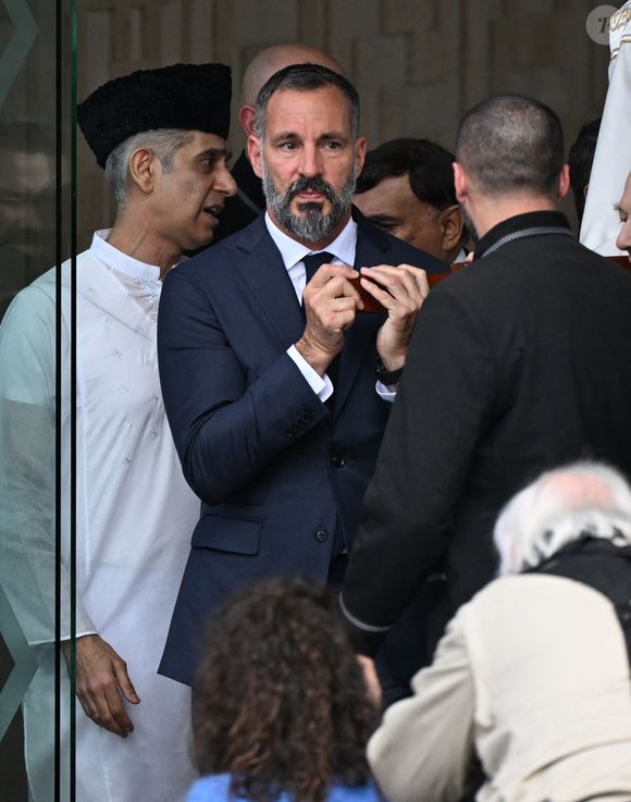Prince Rahim Aga Khan V - Obsèques de l'Aga Khan IV à Lisbonne au Portugal le 8 février 2025.  Photo de Bestimage