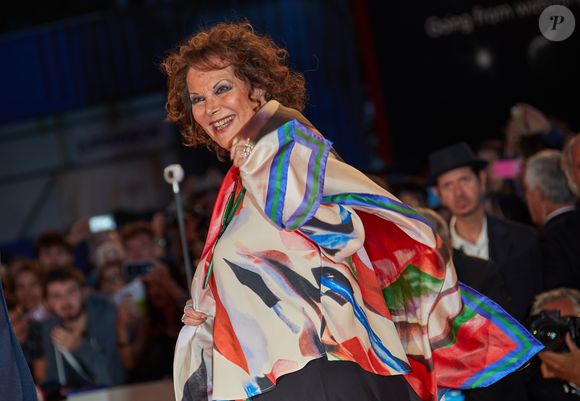 Claudia Cardinale à la première de "The Leisure Seeker" au 74e Festival International du Film de Venise (Mostra), le 3 septembre 2017. © Bestimage