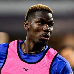 Paul Pogba lors du match de football Ligue 1 McDonald's opposant le Toulouse Football Club à L'AS Monaco à Toulouse, le 25 avril 2025.
© Thierry Breton/Psnewz/Bestimage