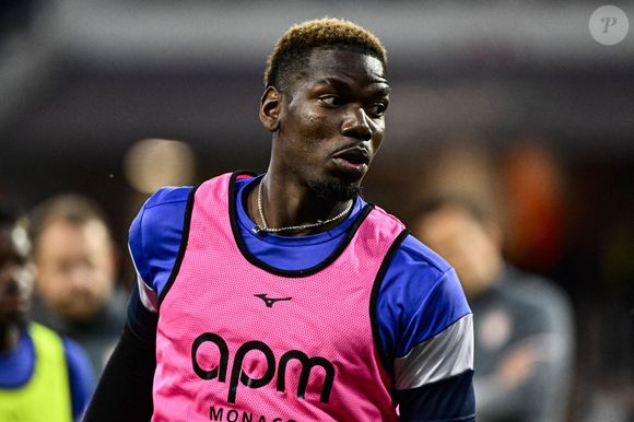 Paul Pogba lors du match de football Ligue 1 McDonald's opposant le Toulouse Football Club à L'AS Monaco à Toulouse, le 25 avril 2025. 

© Thierry Breton/Psnewz/Bestimage