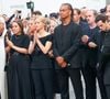 Ses fils Lamine et Sékou étaient à ses côtés, tout comme Béatrice Loustalan, l'ex-femme de l'animateur
Manon Ardisson, Ninon Ardisson, Patrick Ardisson, Audrey Crespo-Mara et son fils Sekou, Gaston Ardisson) - Sorties des obsèques de Thierry Ardisson en l’église Saint-Roch de Paris, France, le 17 juillet 2025. © Clovis-Jacovides/Bestimage