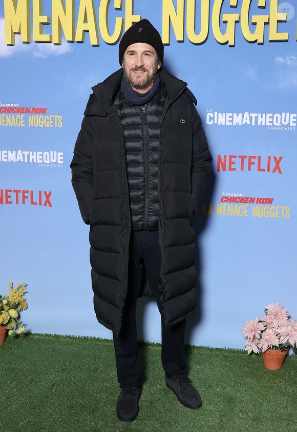 Guillaume Canet à l'avant-première Netflix du film "Chicken Run la menace nuggets" à la Cinémathèque française à Paris, France, le 3 décembre 2023. © Coadic Guirec/Bestimage