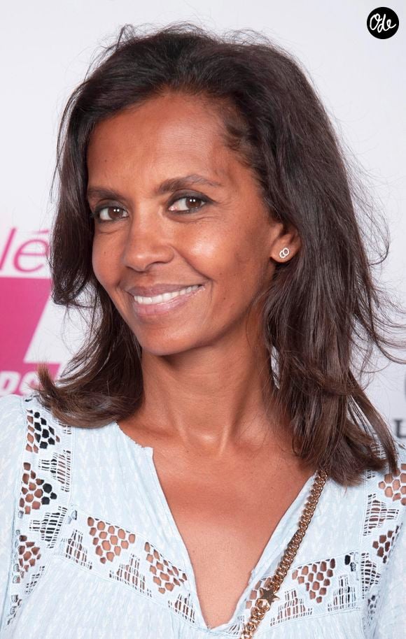 Exclusif - Karine Le Marchand - Soirée "Télé 7 Jours Summer Party" au restaurant "Monsieur Bleu" à Paris le 14 juin 2022. © Christophe Aubert via Bestimage
