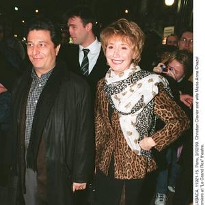 Christian Clavier et Marie-Anne Chazel en 1999. © Rachid Aït M. Bareck/ABACA. 11921-15. Paris, 2/02/99. .