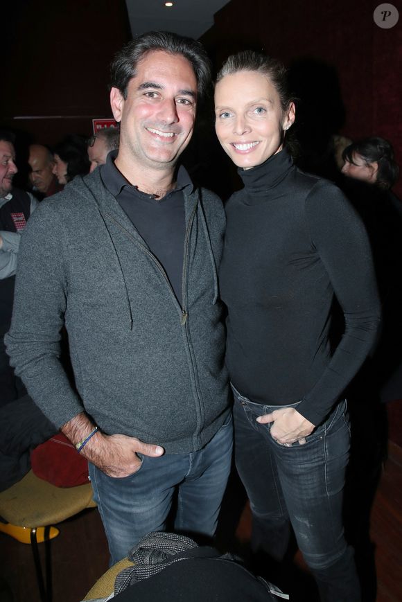 Exclusif - Sylvie Tellier et son mari Laurent Schenten - Célébrités au spectacle « Laurent Gerra se met à table ! », à savourer au Casino de Paris, à Paris, France, le 29 Novembre 2024. 

© Bertrand Rindoff / Bestimage