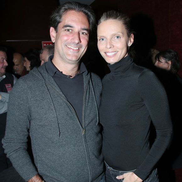 Exclusif - Sylvie Tellier et son mari Laurent Schenten - Célébrités au spectacle « Laurent Gerra se met à table ! », à savourer au Casino de Paris, à Paris, France, le 29 Novembre 2024. 

© Bertrand Rindoff / Bestimage