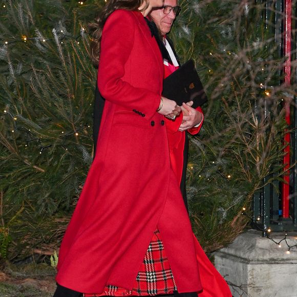 Catherine (Kate) Middleton, princesse de Galles, assiste au service Together At Christmas Carol à l'abbaye de Westminster à Londres, Royaume-Uni, le 6 décembre 2024. © Justin Goff/GoffPhotos/Bestimage