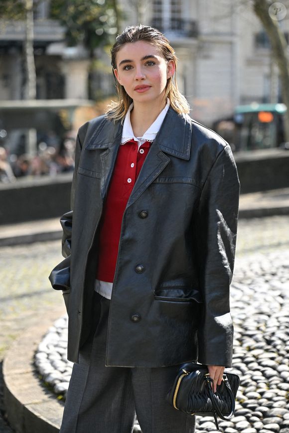 Vittoria de Savoie arrivant au défilé Miu Miu pendant la semaine de la mode à Paris, France, le 10 mars 2026. Photo by Julien Reynaud/APS-Medias/ABACAPRESS.COM