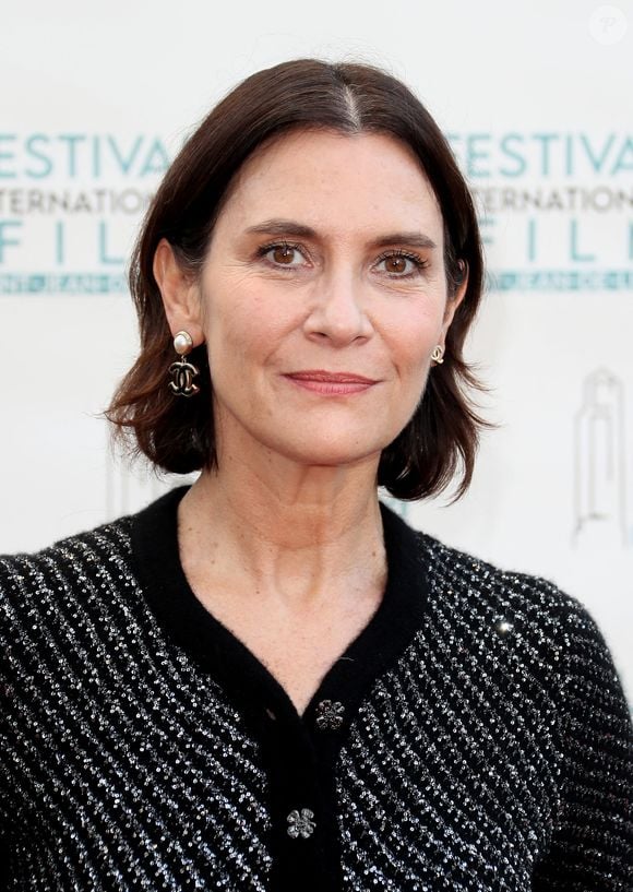 Géraldine Pailhas (présidente du jury) lors de la soirée d'ouverture du 9ème Festival international du film de Saint-Jean-de-Luz avec la projection du film "Une comédie romantique" le 3 octobre 2022.

© Patrick Bernard / Bestimage