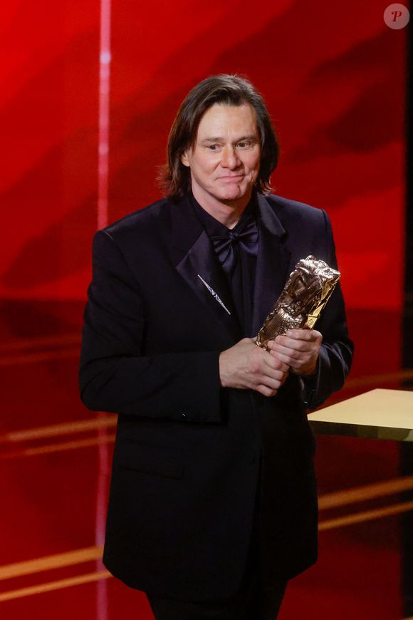 Jim Carrey (César d'honneur) lors de la 51ème cérémonie des César à l'Olympia à Paris, France, le 26 février 2025 © Borde-Jacovides/Bestimage