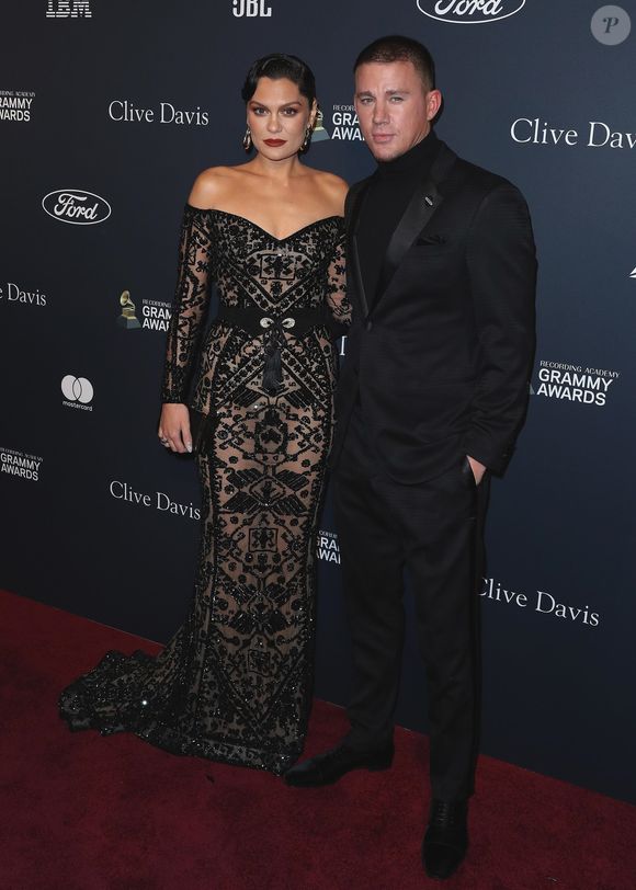 Jessie J et son compagnon Channing Tatum à la soirée Recording Academy and Clive Davis 2020 Pre-GRAMMY à l'hôtel The Beverly Hilton dans le quartier de Beverly Hills à Los Angeles, le 25 janvier 2020Backgrid USA / Bestimage
