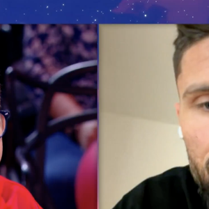 Olivier Giroud sur France 2 pendant le "Téléthon"