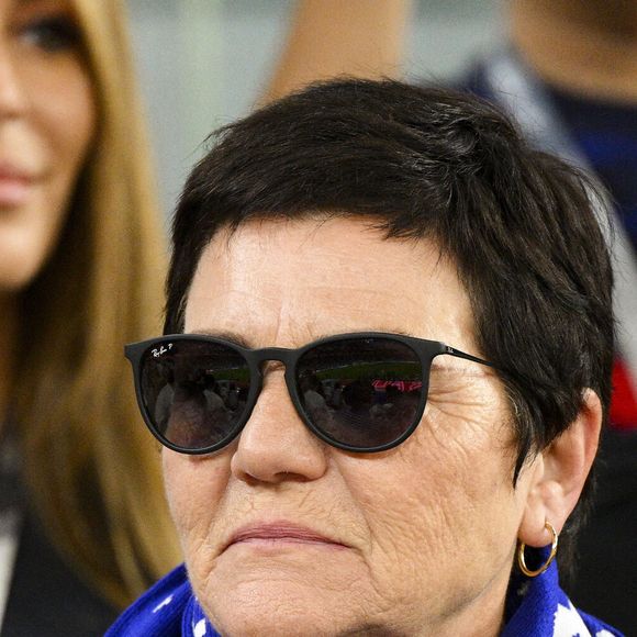 Véronique Rabiot en tribune du match France / Tunisie (0 - 1), groupe D, lors de la Coupe du Monde de la FIFA, Qatar 2022  le 30 novembre 2022.

© JB Autissier / Panoramic / Bestimage