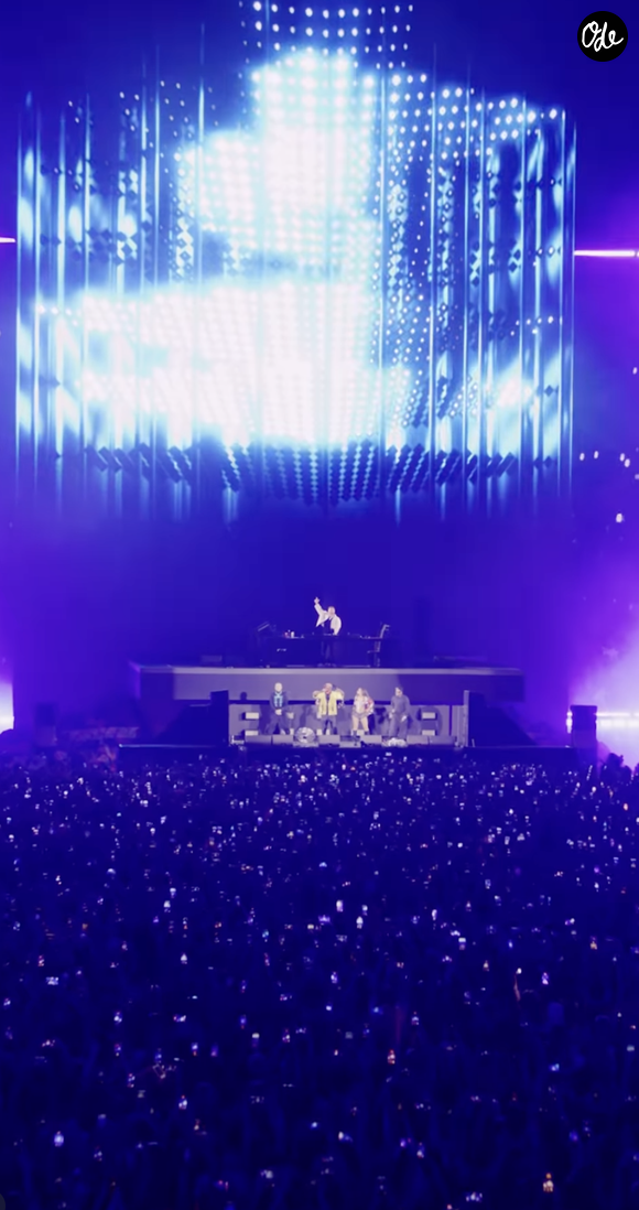 Elvis Guetta sur la scène du Stade de France en première partie de son père David Guetta 

Instagram