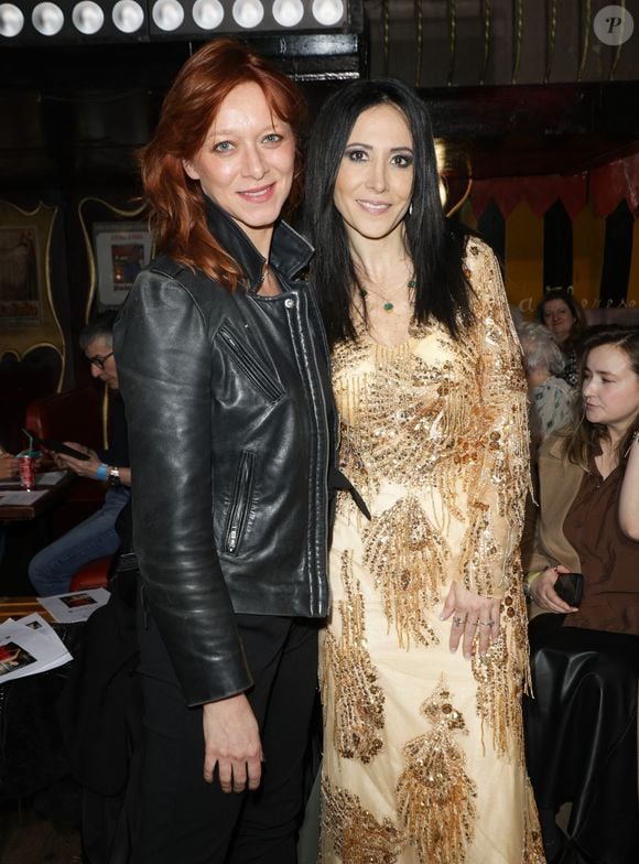 Prisca Demarez et Fabienne Carat - Célébrités au défilé Christophe Guillarmé "Collection Prêt-à-Porter Automne/Hiver 2025-2026" lors de la Fashion Week au Balajo à Paris le 5 mars 2025. © Coadic Guirec/Bestimage