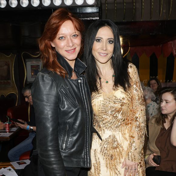 Prisca Demarez et Fabienne Carat - Célébrités au défilé Christophe Guillarmé "Collection Prêt-à-Porter Automne/Hiver 2025-2026" lors de la Fashion Week au Balajo à Paris le 5 mars 2025. © Coadic Guirec/Bestimage