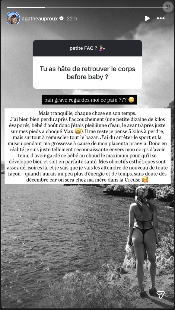 L'ancienne chroniqueuse de TPMP s'est aussi confiée sur son poids pris après la grossesse.