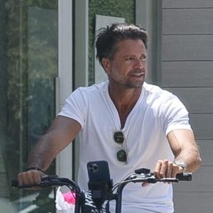 Exclusif - David Charvet fait du vélo électrique à Malibu le 30 juin 2022.
Backgrid USA / Bestimage