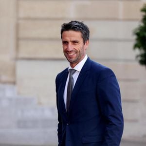 Tony Estanguet a retrouvé l'amour
Tony Estanguet - Dîner d'état en l'honneur du président des Etats-Unis et sa femme au palais de l'Elysée à Paris, à l'occasion de leur visite officielle en France. Le 8 juin 2024
© Jacovides-Moreau / Bestimage