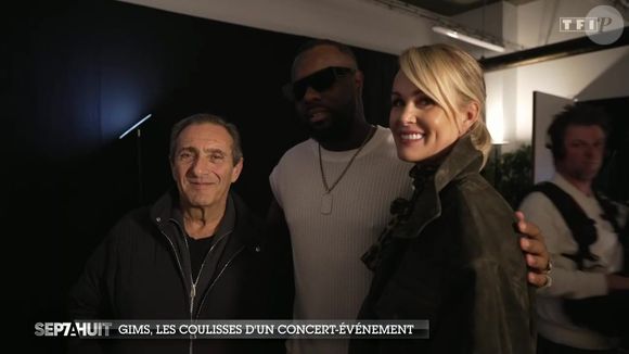 Laeticia Hallyday au concert de Gims à Paris La Défense Arena avec son compagnon Serge Varsano.

Capture d'écran "Sept à Huit" sur TF1.