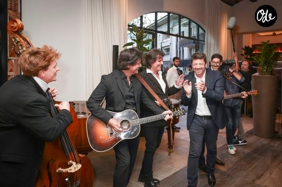 Exclusif - Patrick Bruel inaugure son hôtel cinq étoiles "L'Isle de Leos MGallery" à L'Isle-sur-la-Sorgue, France, le 23 septembre 2025. © Jack Tribeca / Bestimage