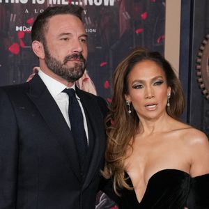 Ben Affleck et Jennifer Lopez lors de la première à Los Angeles du film Amazon MGM Studios' This Is Me...Now : A Love Story