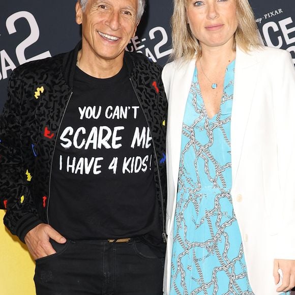 Nagui et sa femme Mélanie Page - Avant-première du film "Vice-versa 2" au cinéma Le Grand Rex à Paris le 16 juin 2024. © Coadic Guirec/Bestimage