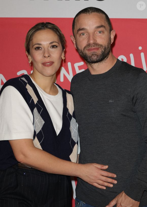 Alysson Paradis et son compagnon Guillaume Gouix - Ouverture de la 21ème édition de Mon Premier Festival au Forum des Images à Paris le 22 octobre 2025. © Coadic Guirec/Bestimage