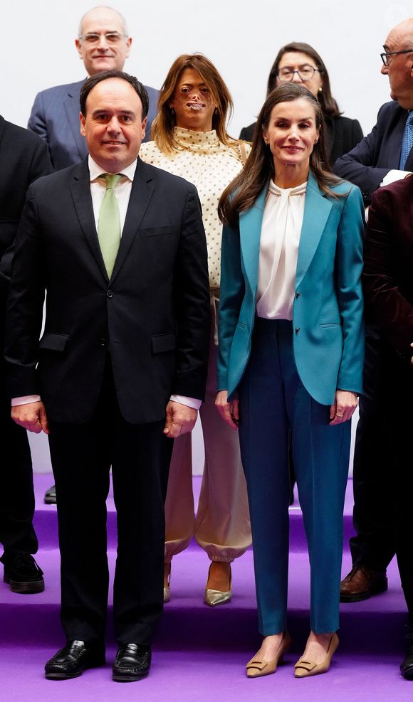 Letizia d'Espagne préside l'événement organisé pour marquer la Journée mondiale des maladies rares à l'Auditorium et au Centre des congrès de Castellon à Castellón de la Plana, Espagne, le 3 mars 2026. 

Photo : Lalo Yasky / Bestimage