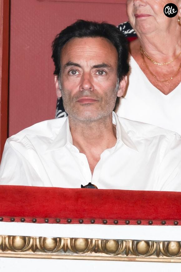 Exclusif - Anthony Delon - Concerto pour la paix de Omar Harfouch au théâtre de Béziers le 8 mai 2025. © Jack Tribeca / Bestimage