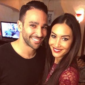 Adil Rami et Sidonie Biémont sur Instagram.