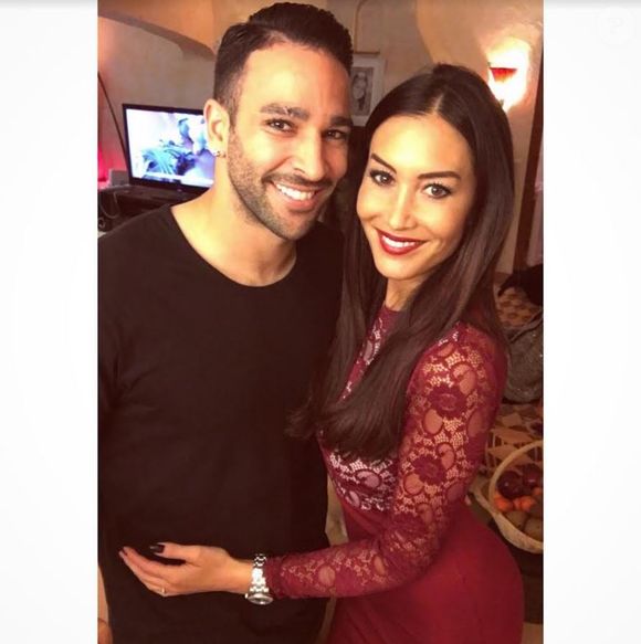 Adil Rami et Sidonie Biémont sur Instagram.