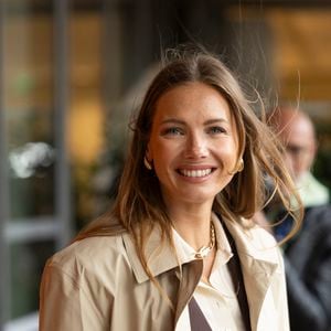 Amandine Petit (ex-Miss France) au village lors des Internationaux de France de Tennis de Roland Garros, à Paris, France © Jacovides-Moreau/Bestimage
