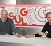 Exclusif - Alain Marschall, Olivier Truchot - Remise du trophée Grandes Gueules Moyen Orient pendant l’émission éponyme présentée par B.Petrover en duplex depuis Tel Aviv  à Paris le 15 décembre 2022 - © Jack Tribeca / Bestimage