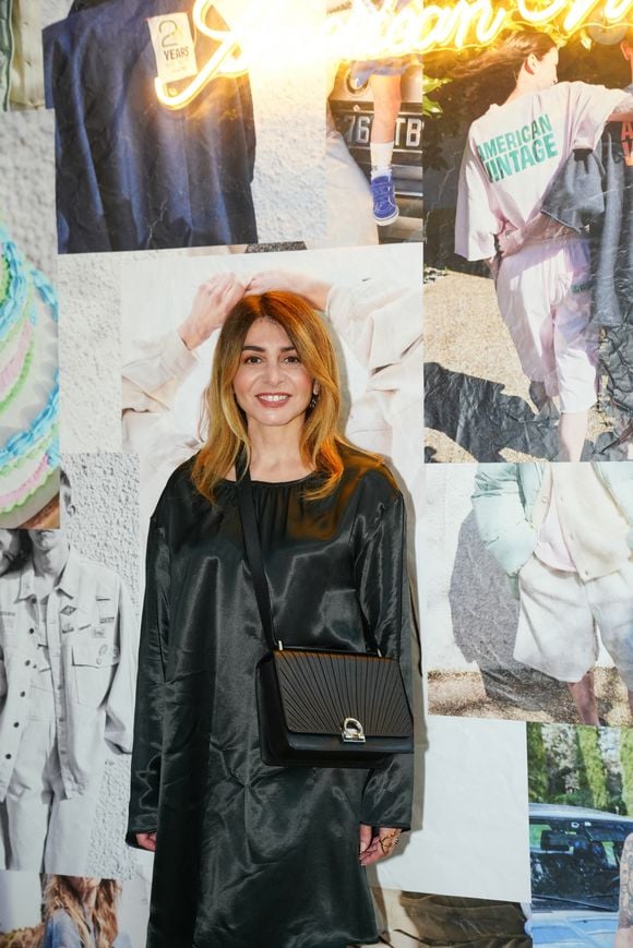 Exclusif - Julie Zenatti lors de la soirée des 20 ans de la marque American Vintage à Paris le 29 avril 2025.

© Anne-Sophie Guebey / Bestimage