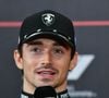 Si les détails du coup de foudre restent secrets, on sait qu'un amour commun pour les beaux-arts a joué entre eux... 

Charles Leclerc lors de la conférence de presse d'après-course après avoir terminé deuxième du Grand Prix de Formule 1 Singapore Airlines de Singapour, disputé sur le circuit urbain de Marina Bay à Singapour le 11 octobre 2026. Photo : Ipa/Abaca