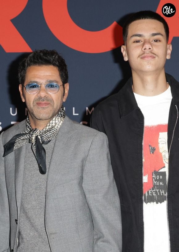 Jamel Debbouze et Léon Debbouze - Première du film "Mercato" au cinéma "Le Grand Rex" à Paris, le 17 février 2025.
© Guirec Coadic/Bestimage