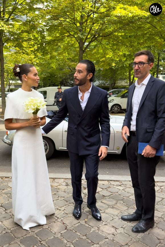 "Dès la première visite, nous avons eu un véritable coup de cœur. Comme je suis née dans le sud de la France, il était très important pour moi de m'y marier. C'était une évidence". 

Arrivées au mariage civil de Thylane Blondeau et Benjamin Attal à la mairie du 16ème arrondissement de Paris le 29 juin 2026 Agence / Bestimage