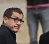 Dany Boon arrive à la cérémonie d'enterrement de l'acteur français Michel Blanc à l'église Saint Eustache à Paris, France, le 10 octobre 2024. Photo par Franck Castel/ABACAPRESS.COM