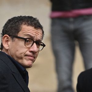 Dany Boon arrive à la cérémonie d'enterrement de l'acteur français Michel Blanc à l'église Saint Eustache à Paris, France, le 10 octobre 2024. Photo par Franck Castel/ABACAPRESS.COM
