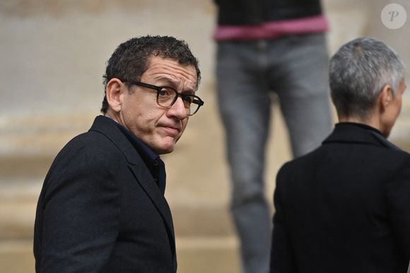 Dany Boon arrive à la cérémonie d'enterrement de l'acteur français Michel Blanc à l'église Saint Eustache à Paris, France, le 10 octobre 2024. Photo par Franck Castel/ABACAPRESS.COM