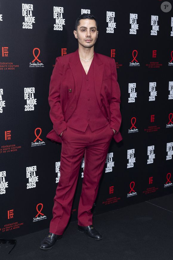 Djanis Bouzyani au photocall du 22ème dîner de la mode pour le Sidaction à Paris le 30 janvier 2025.
© Olivier Borde / Bestimage