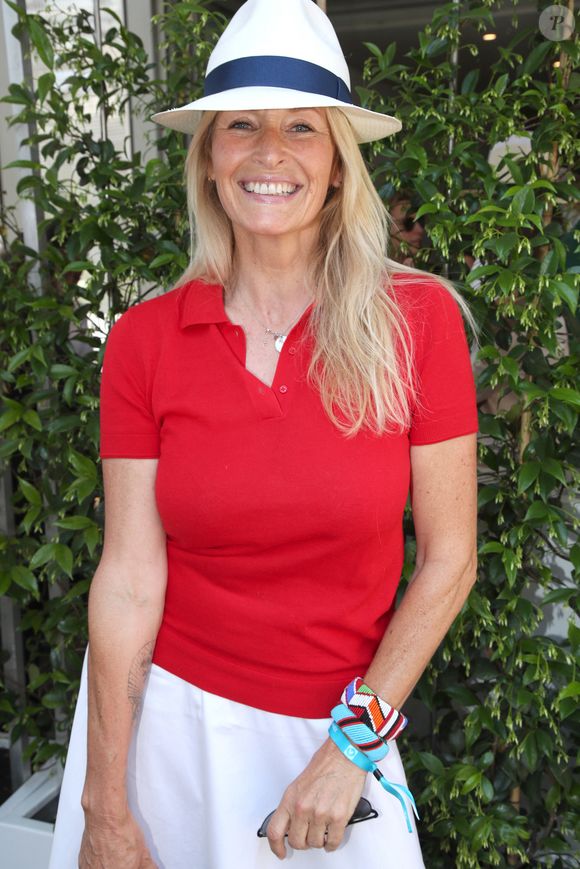 Estelle Lefébure aux Internationaux de France de Tennis de Roland Garros 2023 - Jour 09 - à Paris, France,  le 5 juin 2023. © Bertrand Rindoff/Bestimage