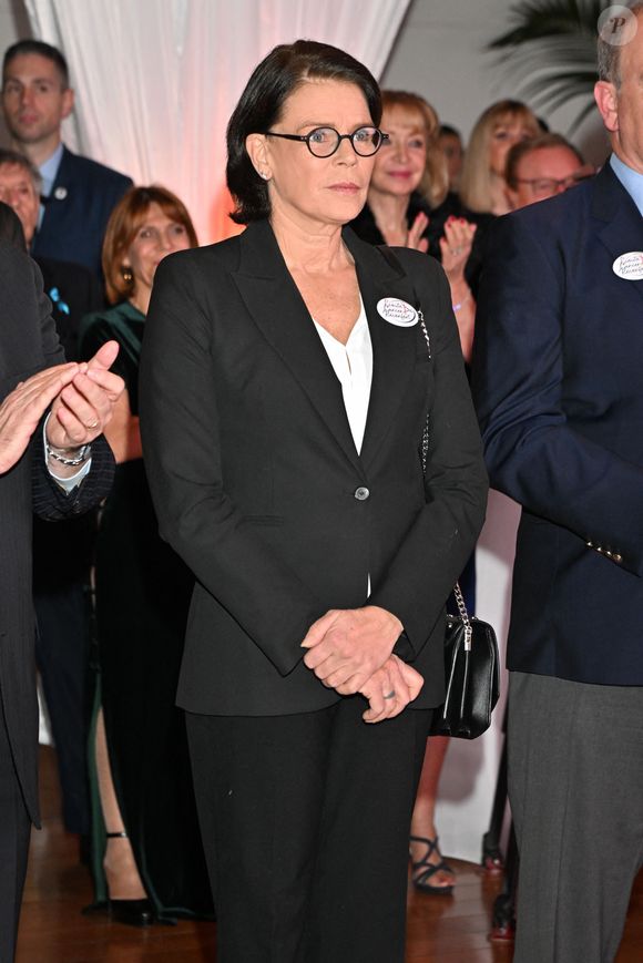 Stéphanie de Monaco durant les 30 ans de l'association Ecoute Cancer Réconfort au Yacht Club de Monaco, le 29 novembre 2022.

Photo : Bruno Bebert / Bestimage