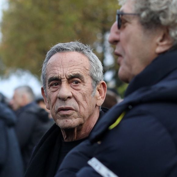 Thierry Ardisson lors d'une marche contre l'antisémitisme à Paris, le 12 novembre 2023 © Stéphane Lemouton / Bestimage