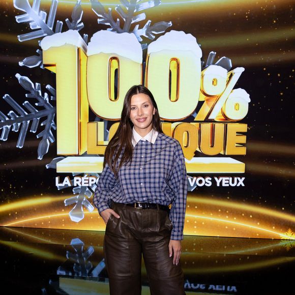 Camille Cerf lors de l'enregistrement de l'émission "100% Logique", présentée par C.Féraud et diffusée le 20 décembre 2025 sur France 2, à Saint Denis, France, le 25 novembre 2025. © Jeremy Melloul/Bestimage