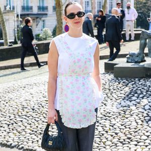 Pauline Ducruet aux arrivées au défilé Miu Miu Collection Femme Prêt-à-Porter Automne/Hiver 2026-2027 lors de la Fashion Week de Paris (PFW) au palais d'lena conseil Economique, social et environnemental, à Paris, France, le 10 mars 2026. © Denis Guignebourg/Bestimage