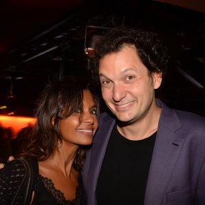 Eric Antoine et Karine Le Marchand - Les célébrités posent lors de l'After Party du film Alad'2 au Club Haussman à Paris le 21 septembre 2018.
© Rachid Bellak/Bestimage