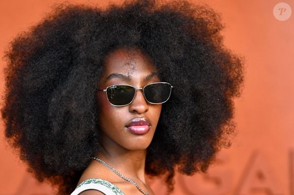 Ebony Cham assiste aux Internationaux de France 2025 à Roland Garros le 30 mai 2025 à Paris, France. Photo by ABACAPRESS.COM