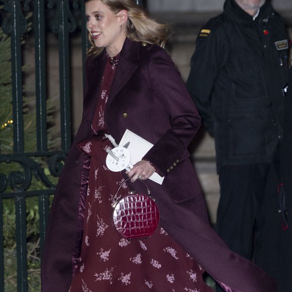 La princesse Beatrice d’York enceinte - La famille royale d'Angleterre assiste à la messe "Together At Christmas Carol" à l'abbaye de Westminster à Londres, Royaume-Uni le 6 Décembre 2024. © GOFF INF / BESTIMAGE